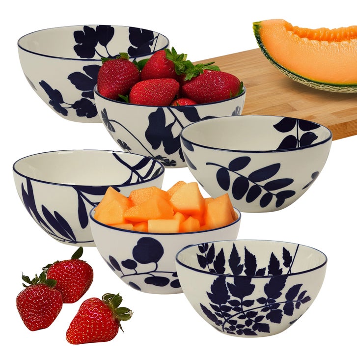 Certified Blue Arbor Bowl Set, 6-pack